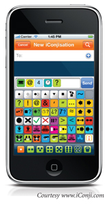 iConji on iPhone iConji on iPhone